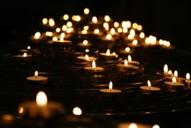 candles in the dark - from unsplash