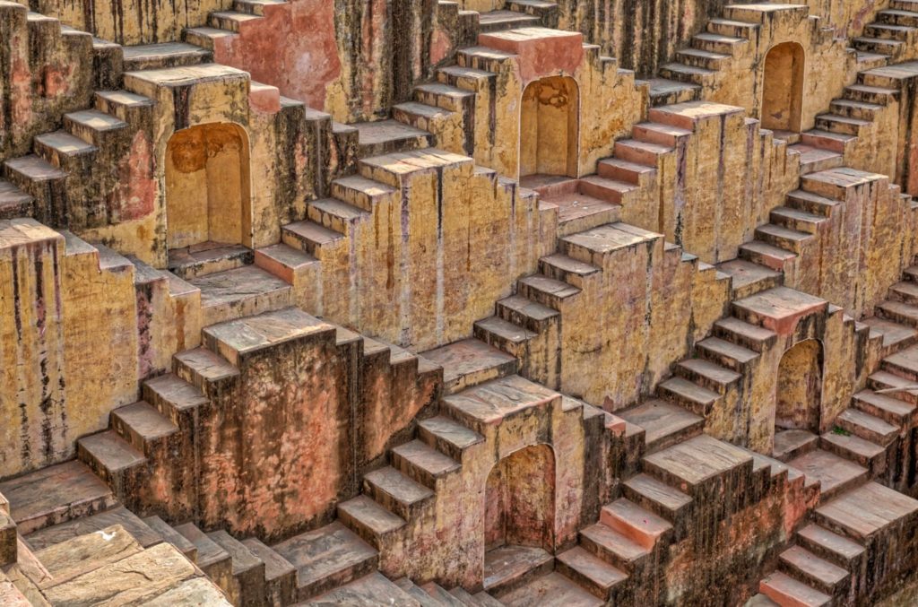 a decorative stairway