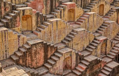 a decorative stairway