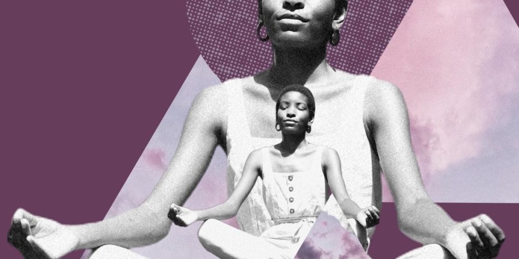 Ryan - image of a seated young woman in meditation